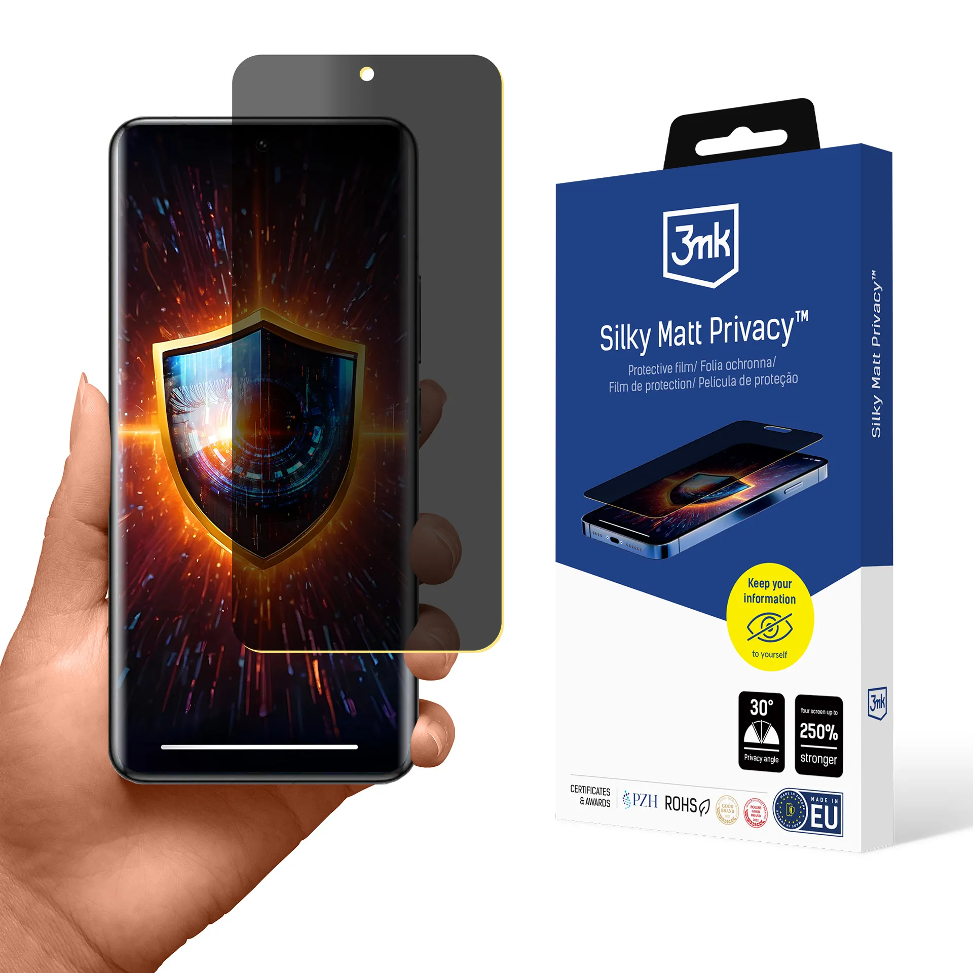 Privacy film for Xiaomi 14 Pro - 3mk Silky Matt Privacy